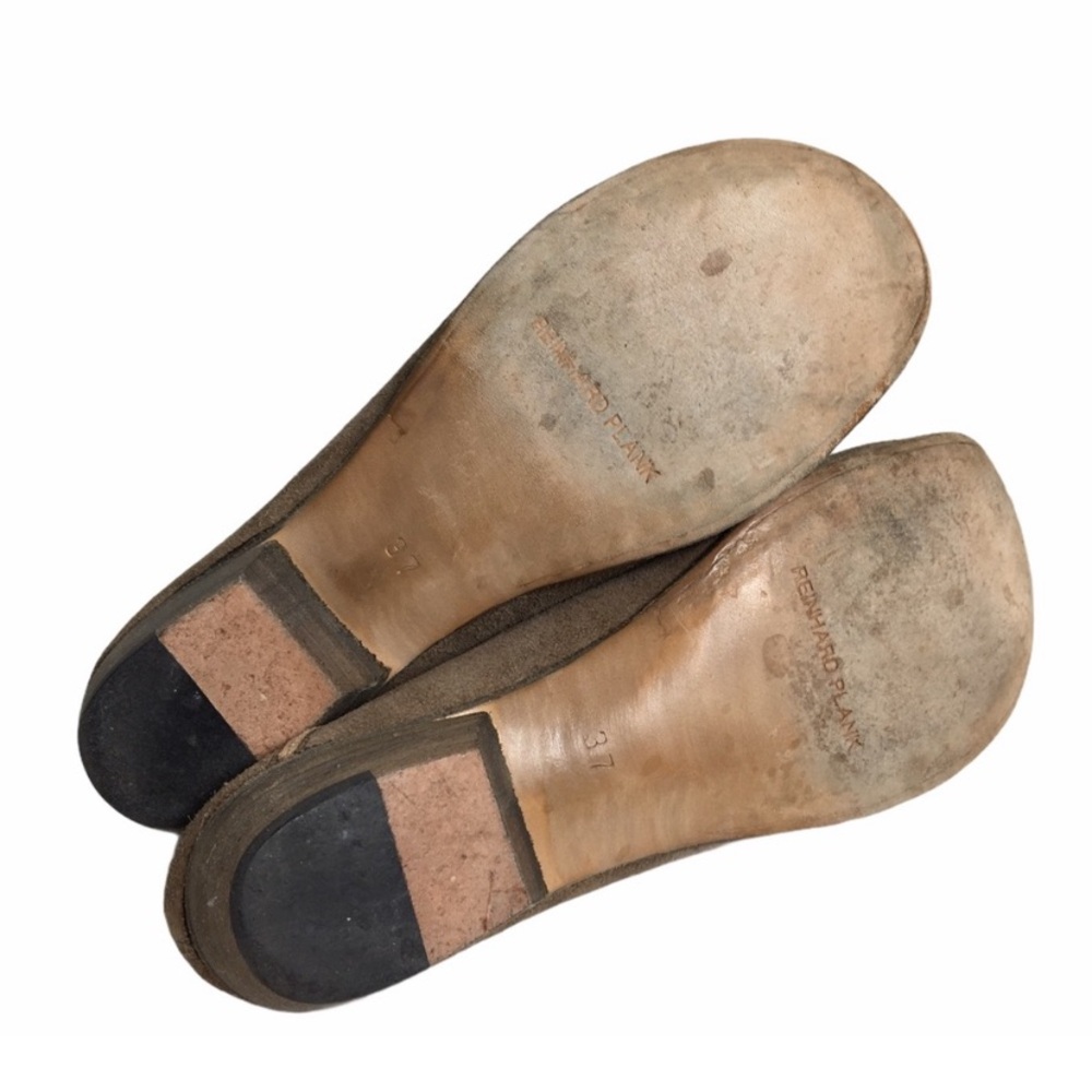 Reinhard Plank Suede Beige Chukka Lace-up Casual Career Shoes 37 US 7 - Picture 9 of 12